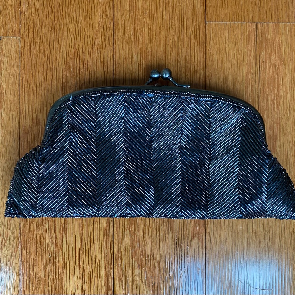 Bugle beaded Limited evening clutch
